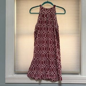 Cute red and white dress